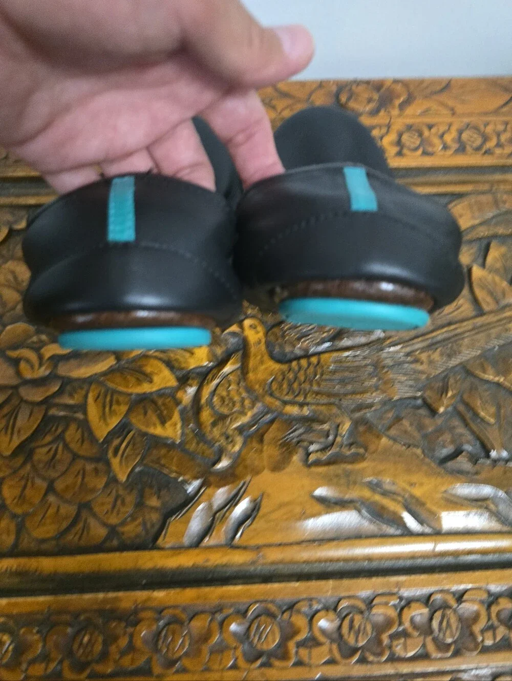 Tieks Matte Black Size 9 GUC